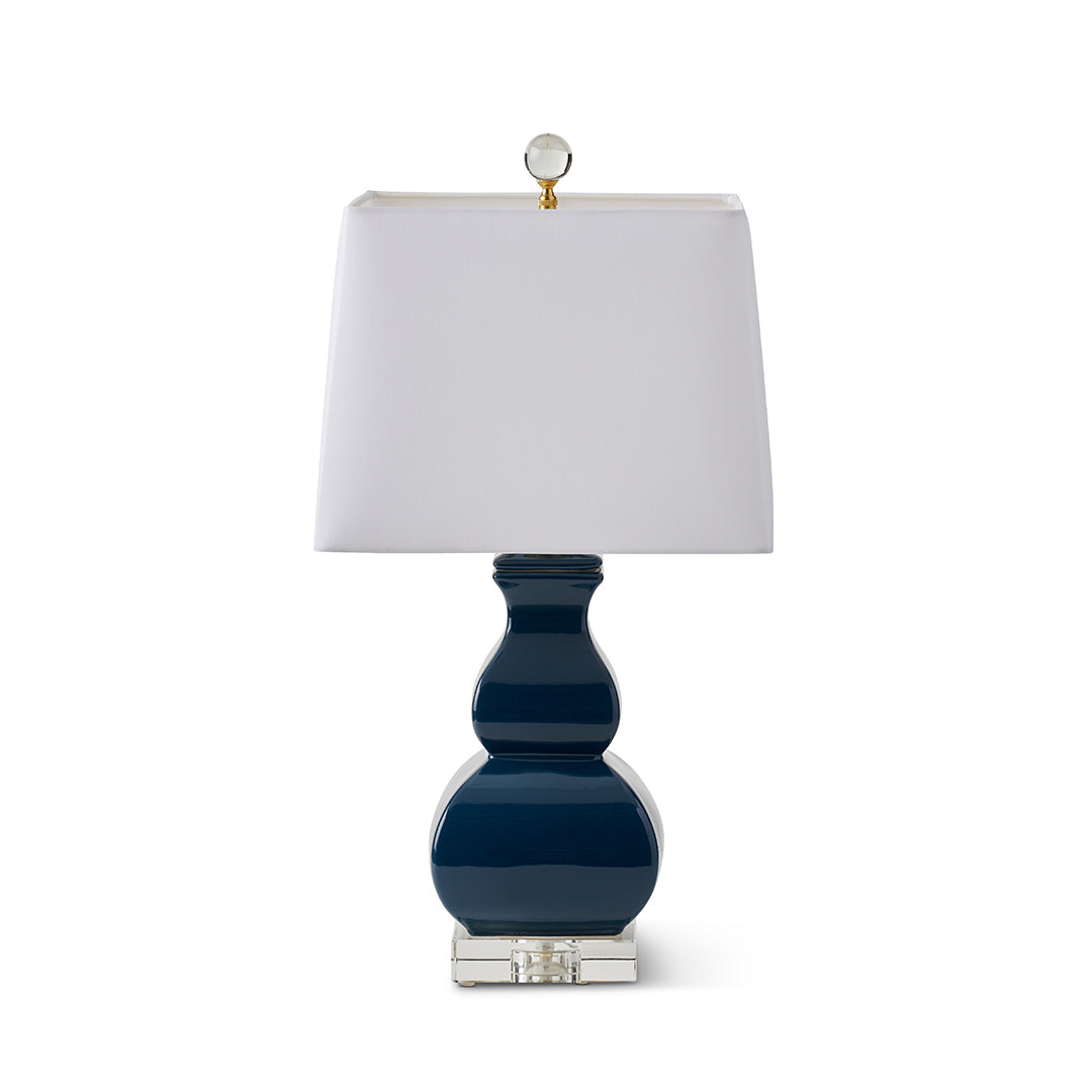 Gump's Blue Hampton Lamp