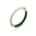 Gump's Signature Pacific Bangle in Green Nephrite & White Jade