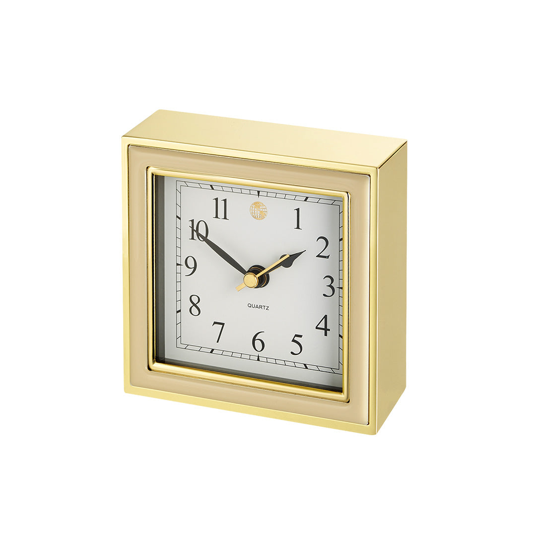 Ivory Enamel Clock