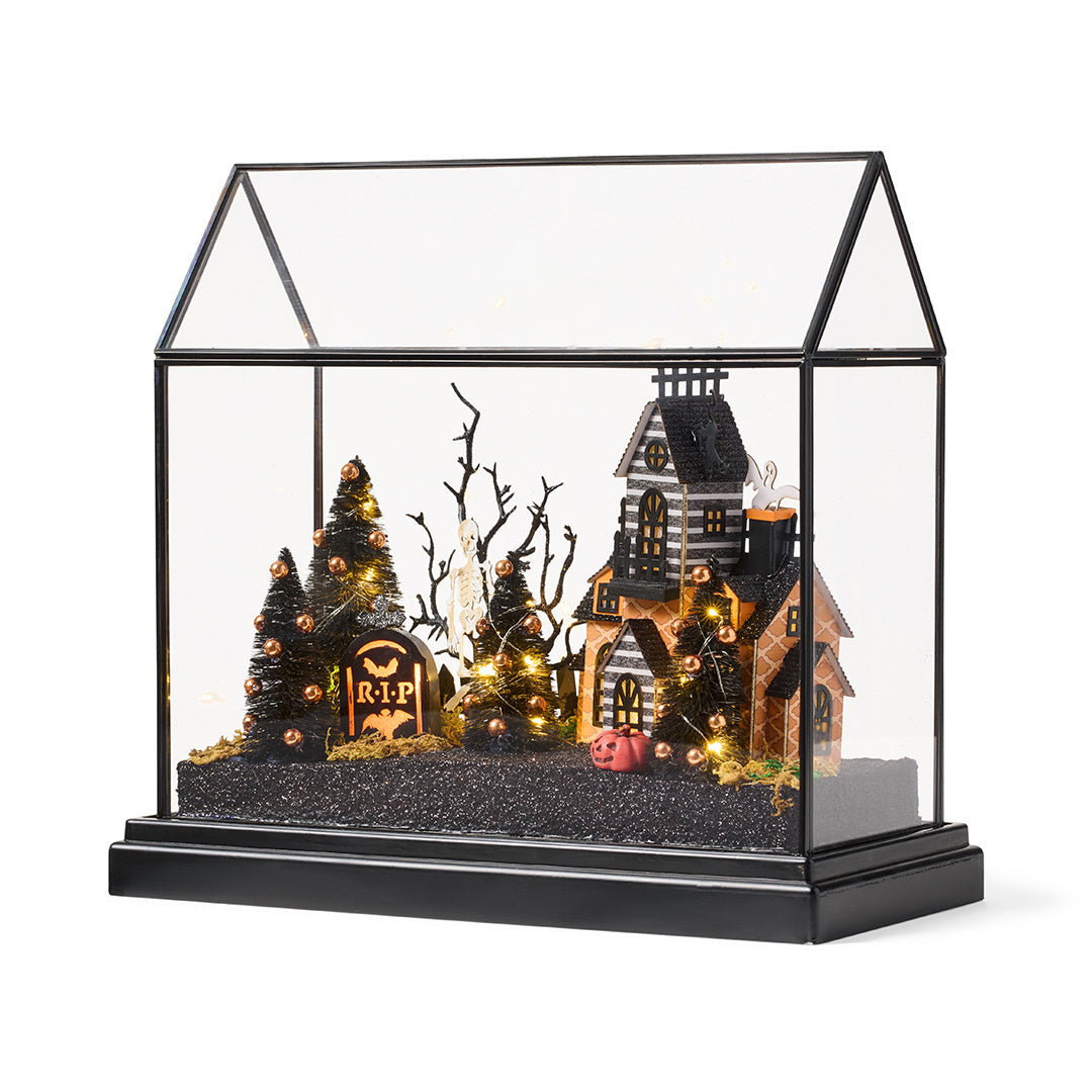 Halloween Terrarium Village