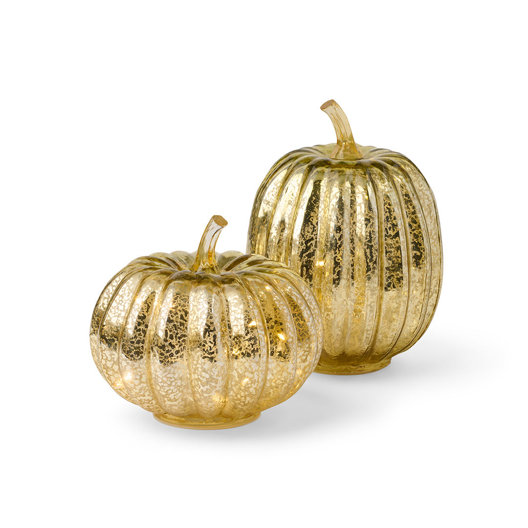 Light-Up Pumpkins, Set of 2