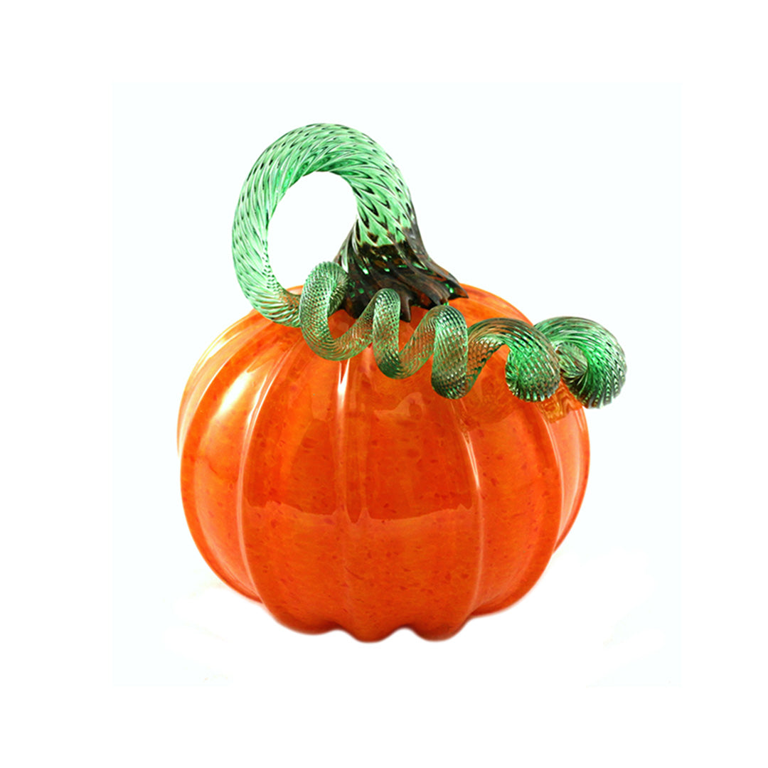 Orange Glass Pumpkin
